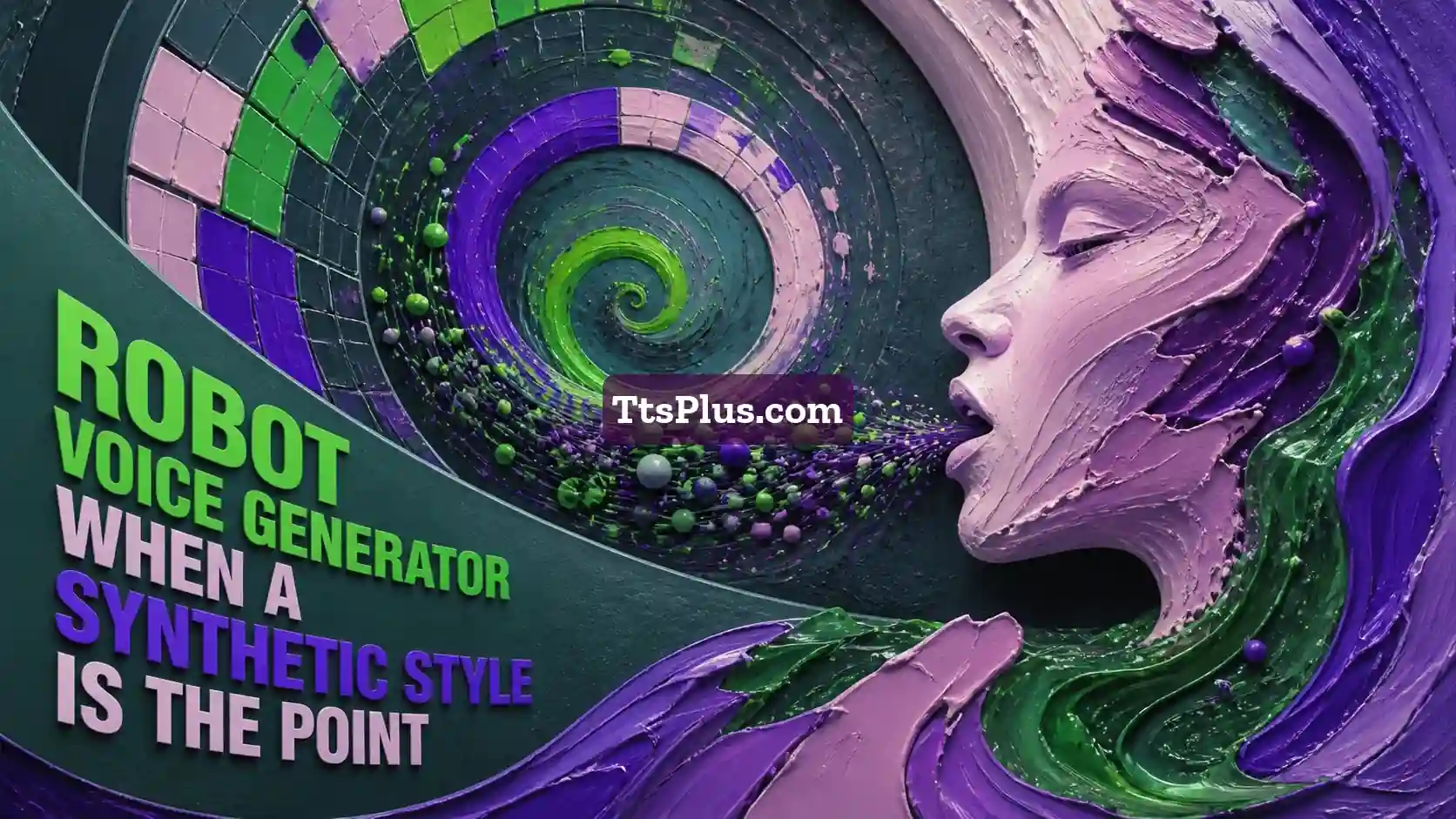 Robot Voice Generator: When a Synthetic Style Is the Point — TtsPlus guide illustration