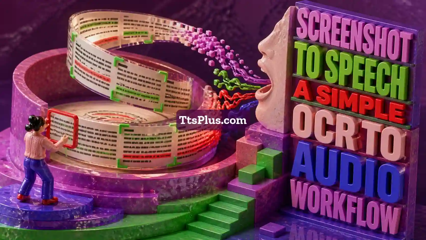 Screenshot to Speech: A Simple OCR-to-Audio Workflow — TtsPlus guide illustration