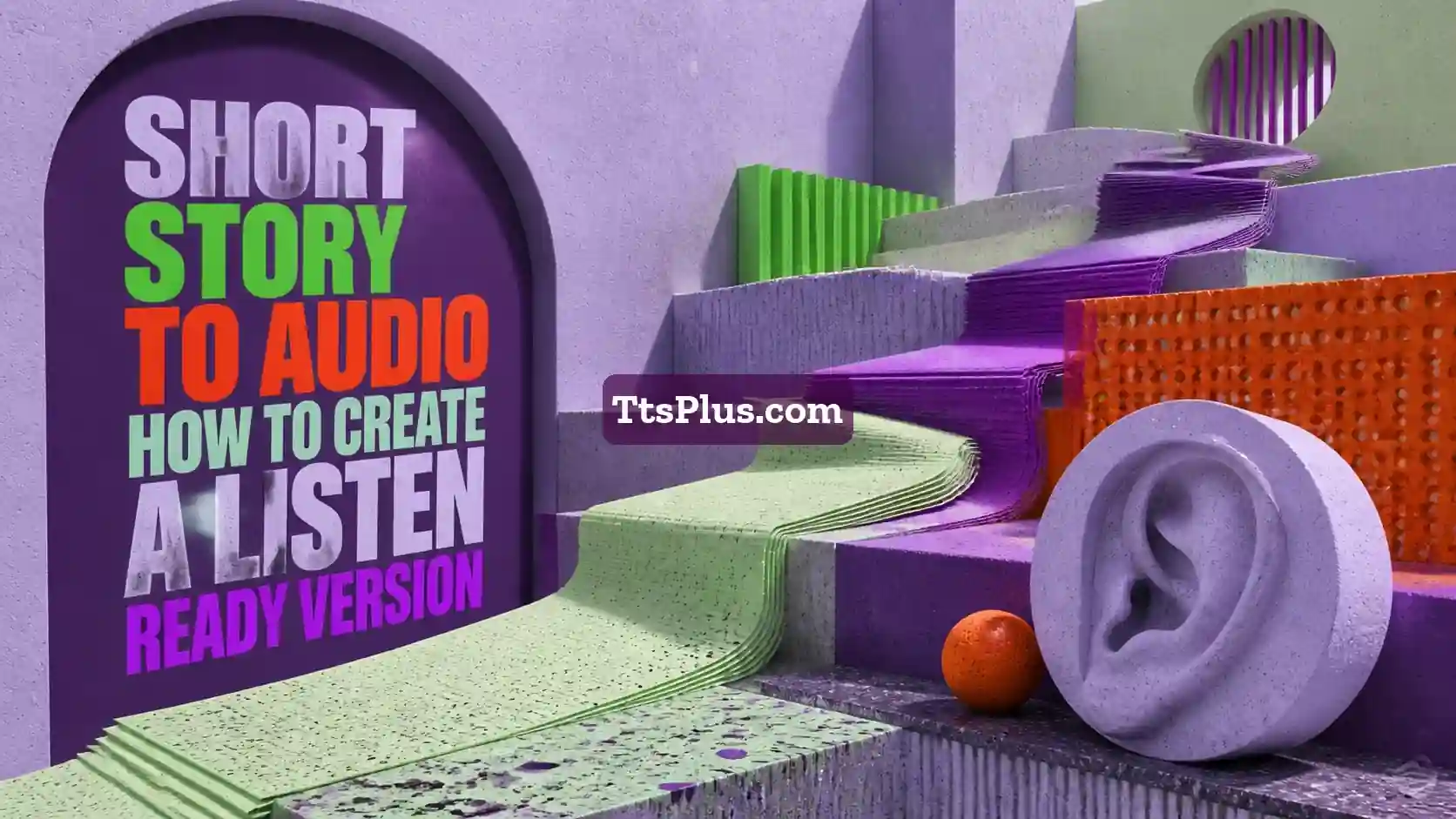 Short Story to Audio: How to Create a Listen-Ready Version — TtsPlus guide illustration