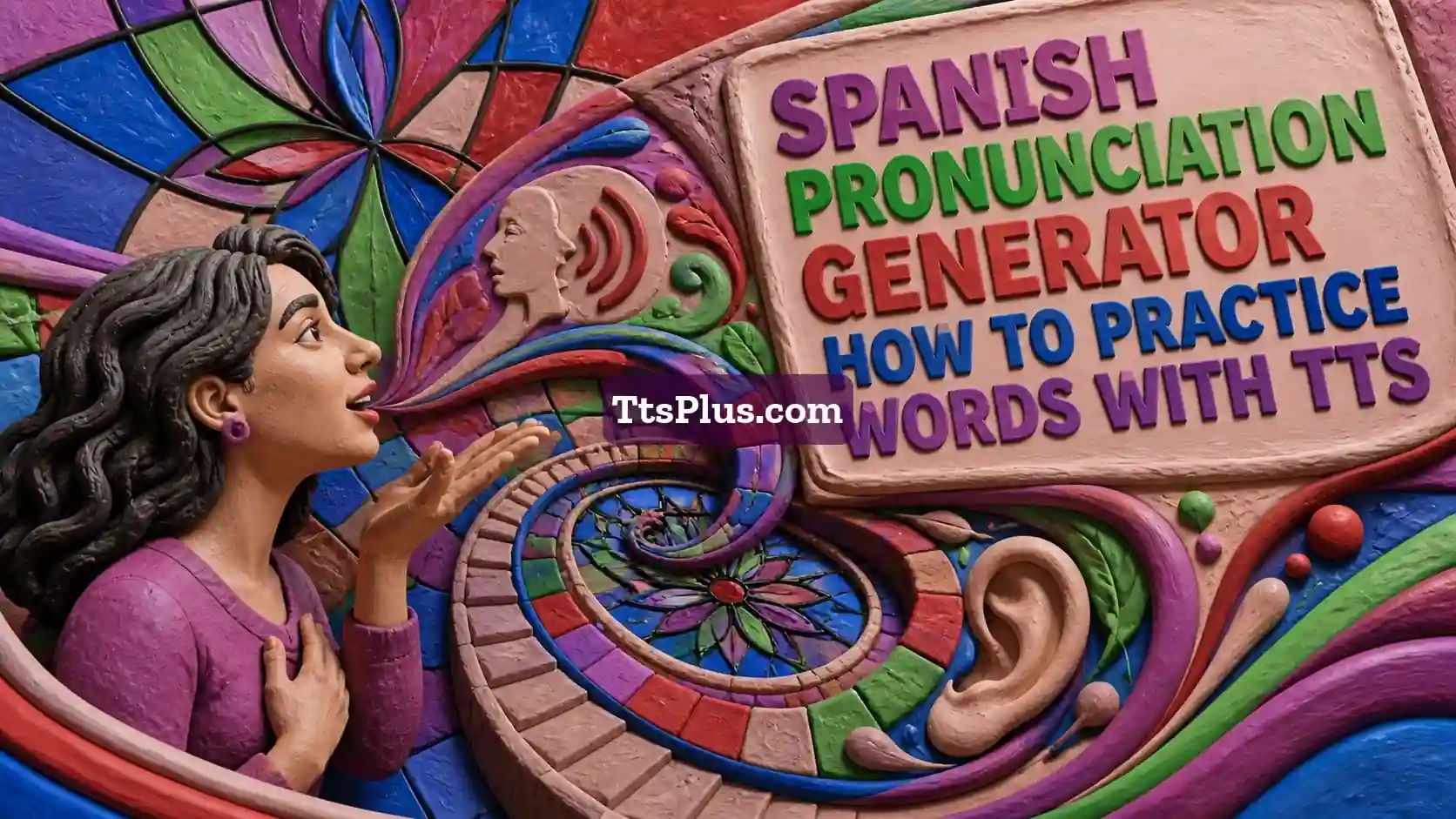 Spanish Pronunciation Generator: How to Practice Words with TTS — TtsPlus guide illustration