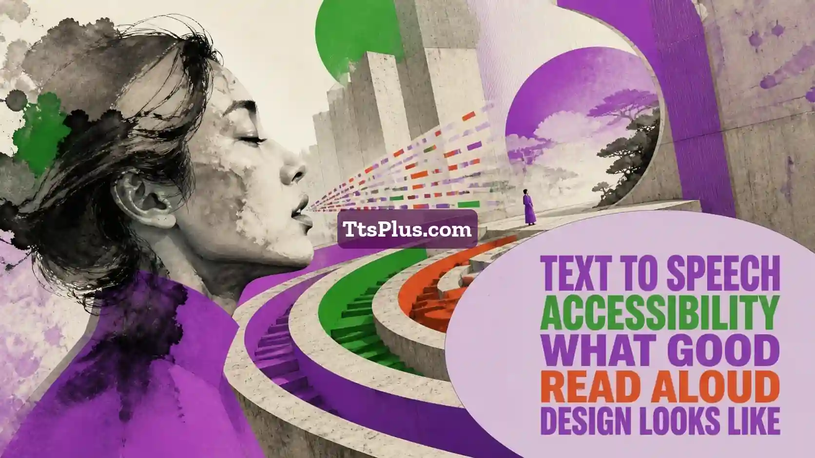 Text to Speech Accessibility: What Good Read-Aloud Design Looks Like — TtsPlus guide illustration