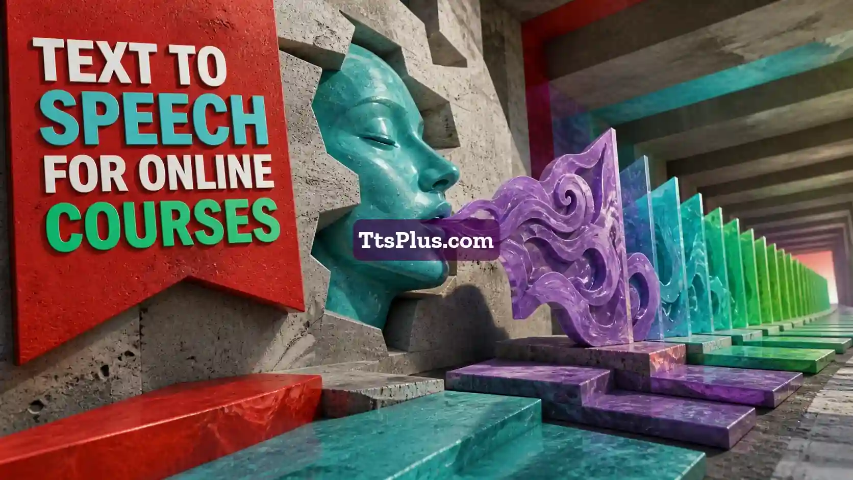 Text to Speech for Online Courses — TtsPlus guide illustration
