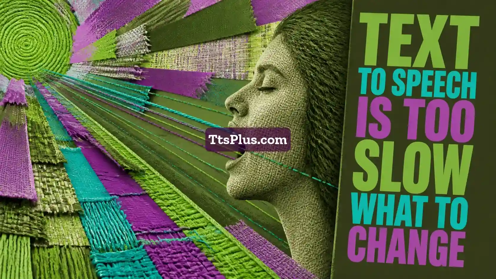 Text to Speech Is Too Slow: What to Change — TtsPlus guide illustration