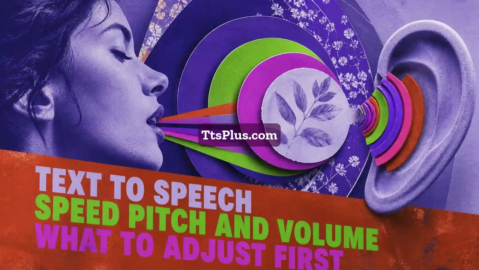 Text to Speech Speed, Pitch and Volume: What to Adjust First — TtsPlus guide illustration