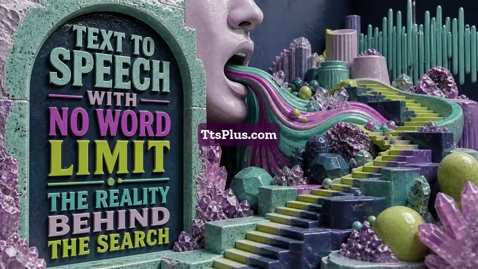 Text to Speech with No Word Limit: The Reality Behind the Search — TtsPlus guide illustration
