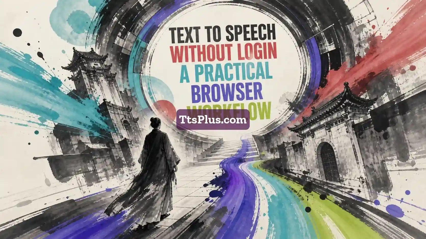 Text to Speech Without Login: A Practical Browser Workflow — TtsPlus guide illustration