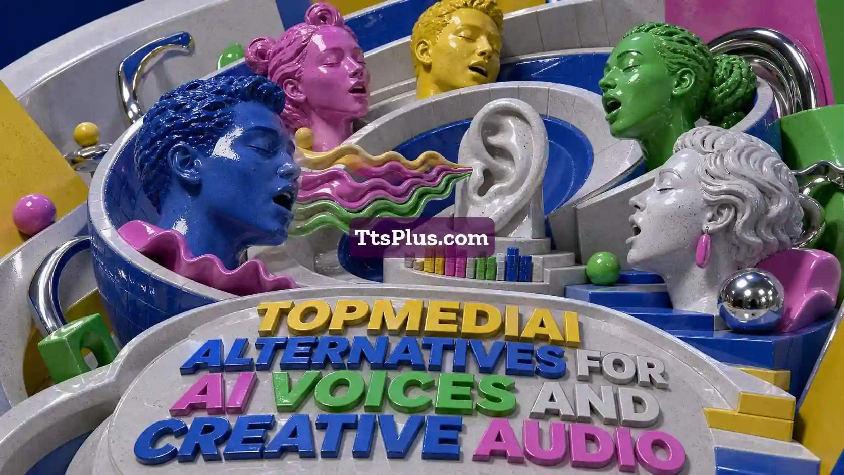 TopMediai Alternatives for AI Voices and Creative Audio — TtsPlus guide illustration