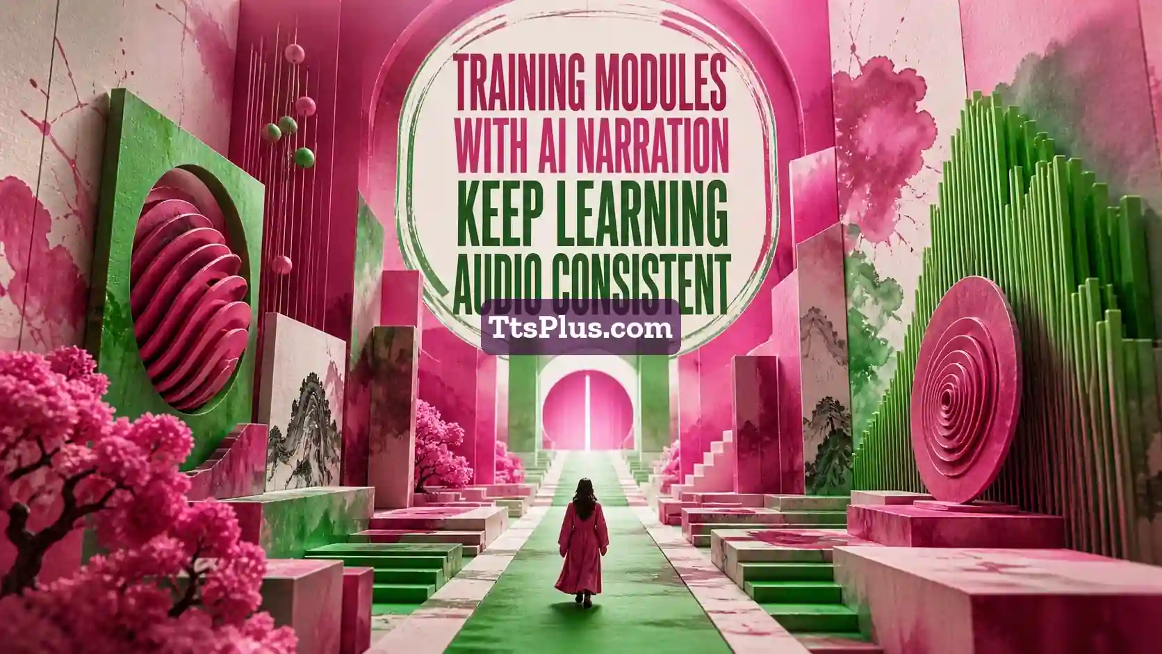 Training Modules with AI Narration: Keep Learning Audio Consistent — TtsPlus guide illustration
