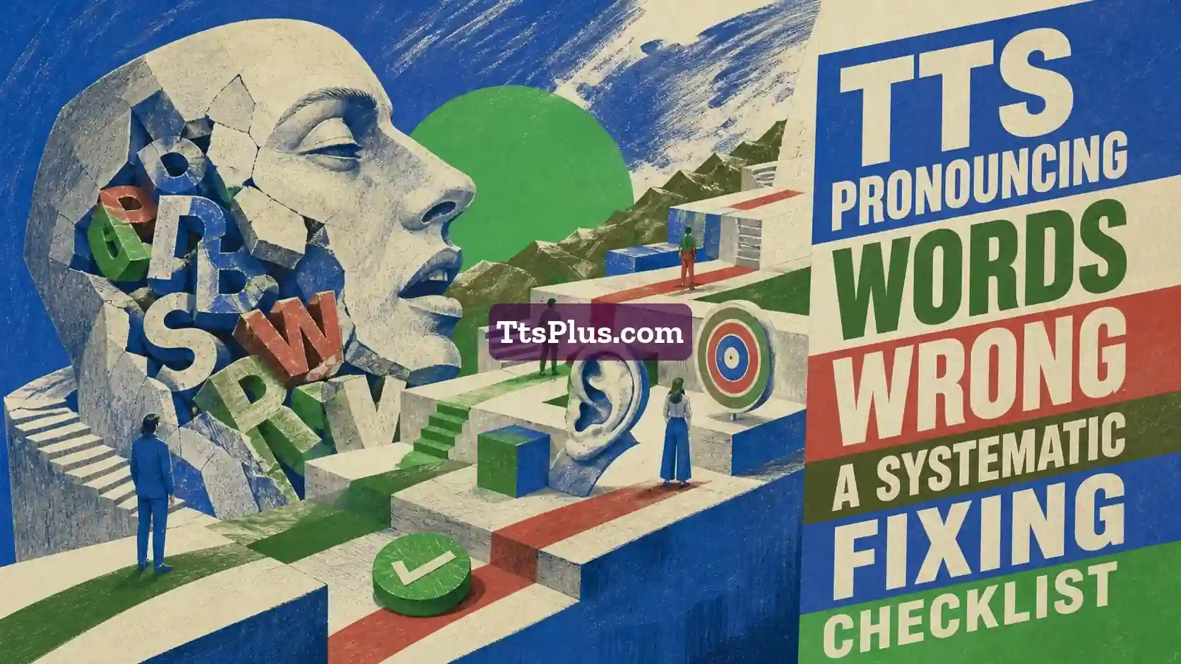 TTS Pronouncing Words Wrong? A Systematic Fixing Checklist — TtsPlus guide illustration