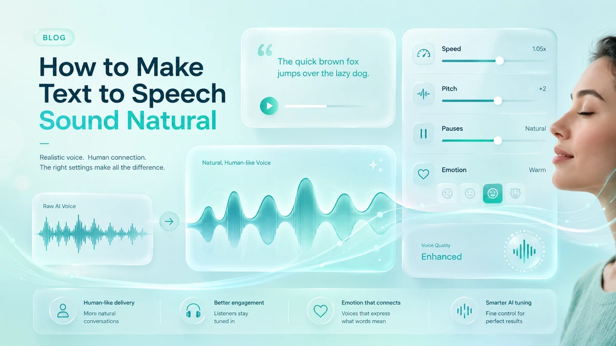 A Beginner Workflow for Creating Better AI Voiceovers — TtsPlus guide illustration