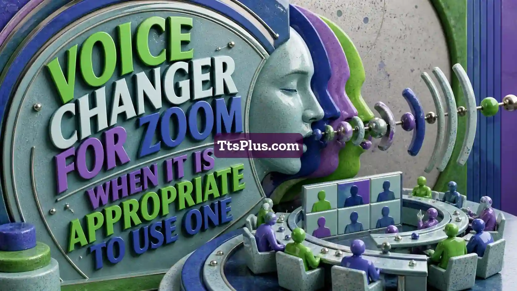 Voice Changer for Zoom: When It Is Appropriate to Use One — TtsPlus guide illustration