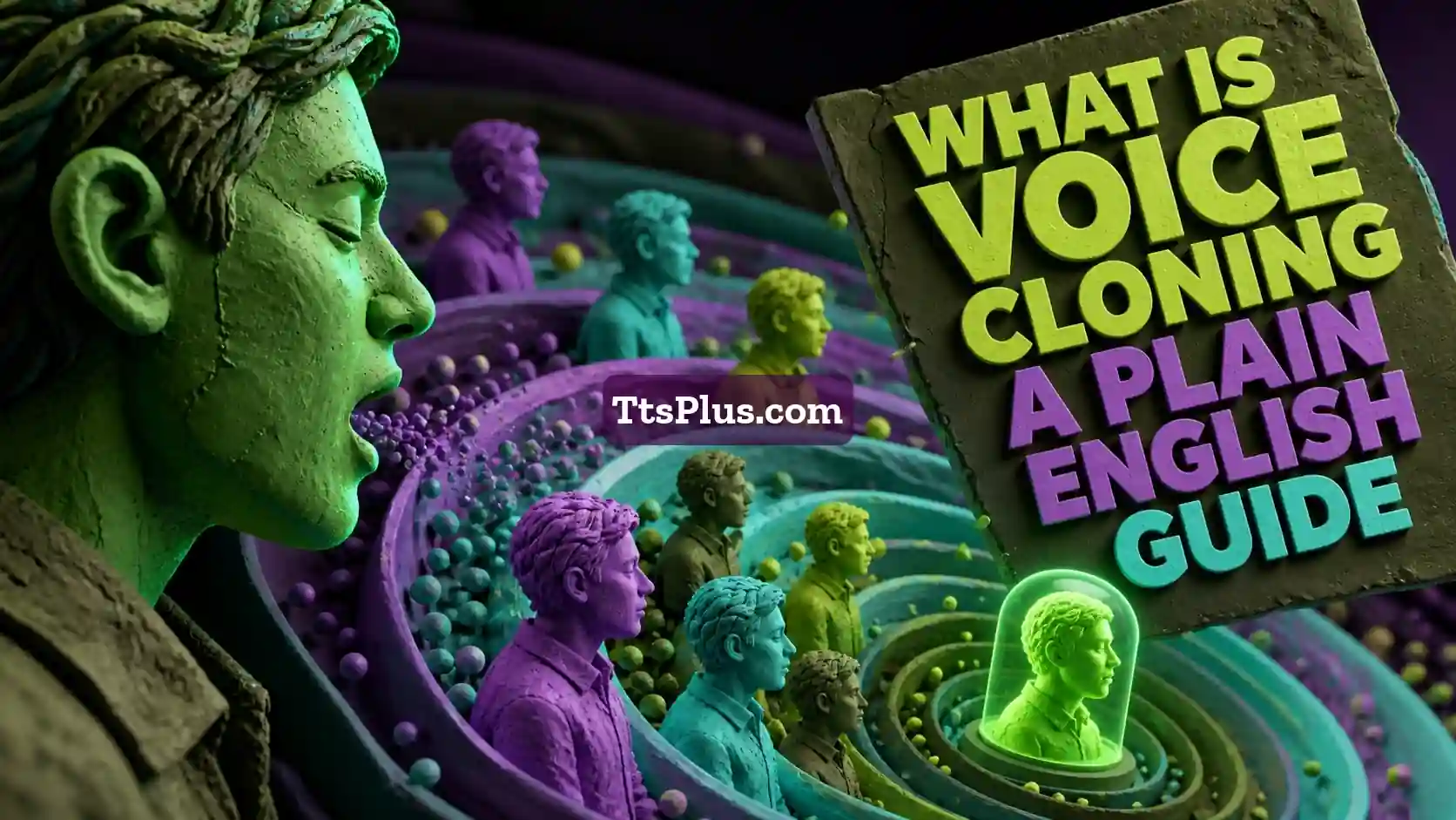 What Is Voice Cloning? A Plain-English Guide — TtsPlus guide illustration