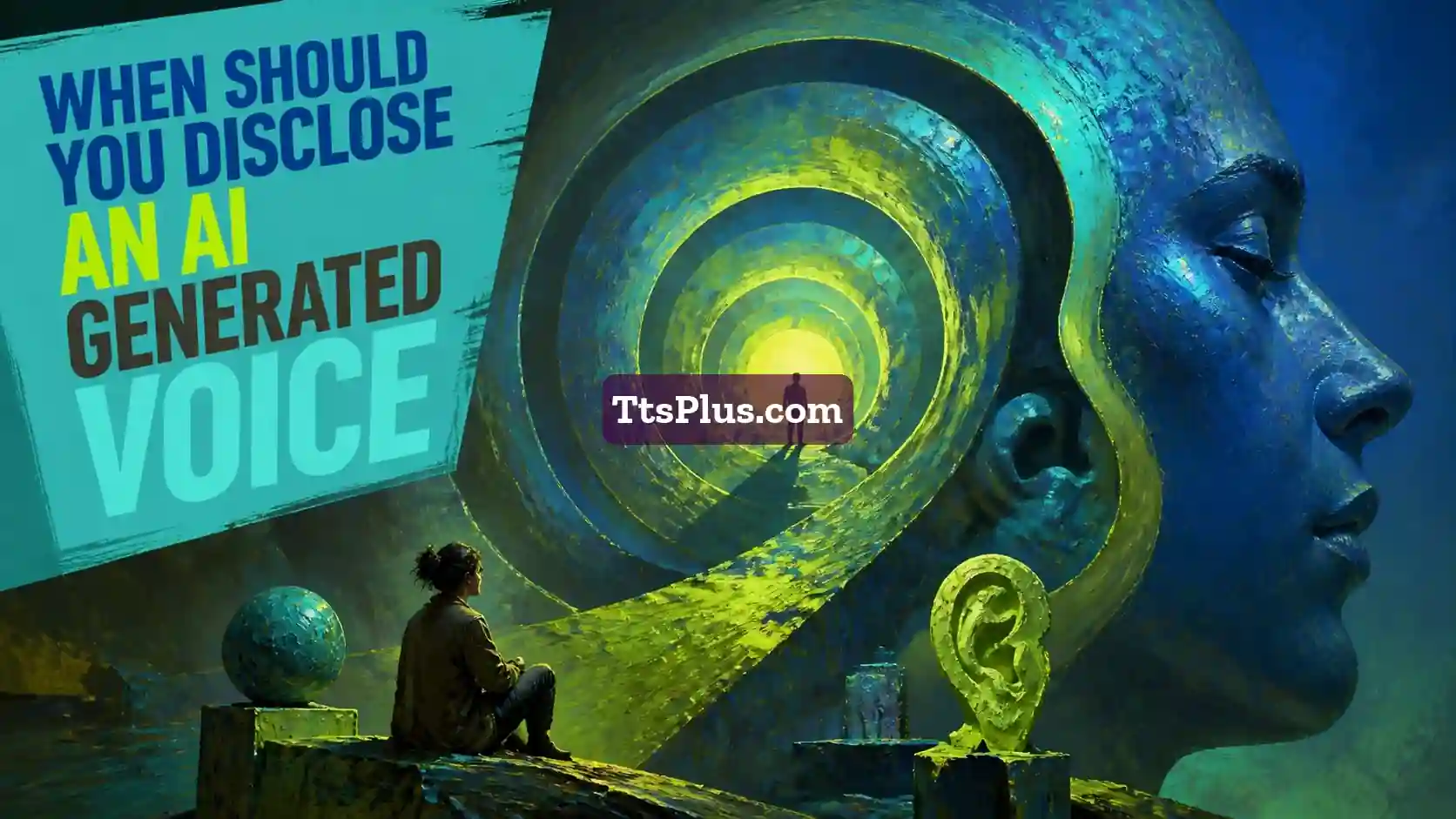 When Should You Disclose an AI-Generated Voice? — TtsPlus guide illustration