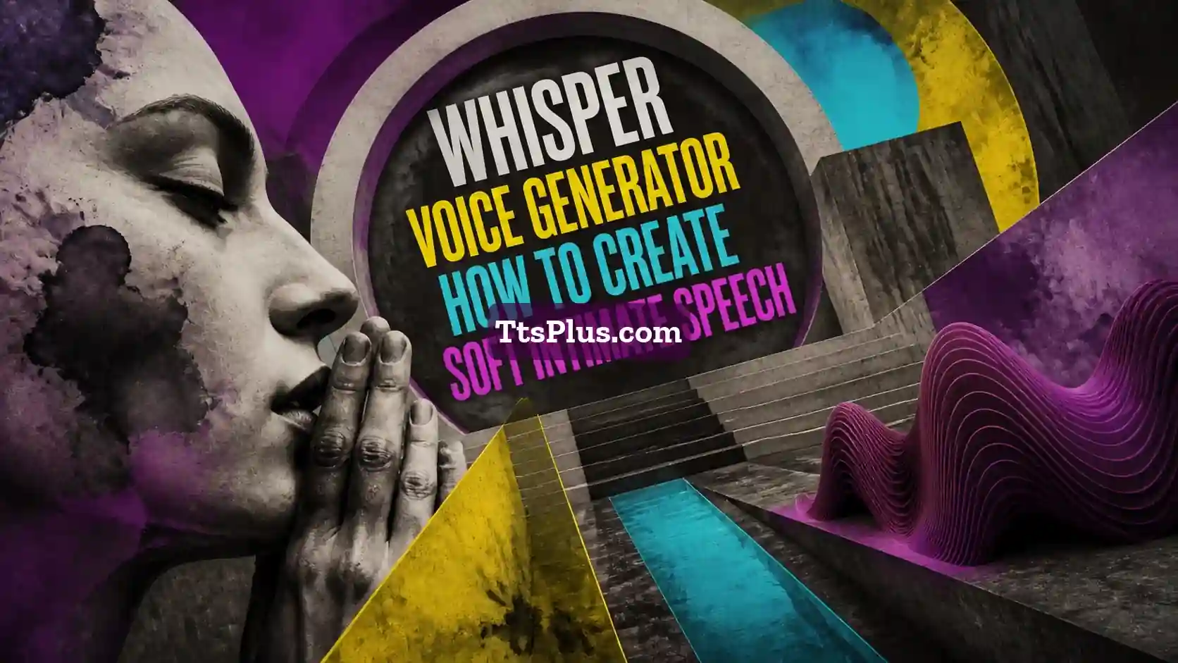 Whisper Voice Generator: How to Create Soft, Intimate Speech — TtsPlus guide illustration
