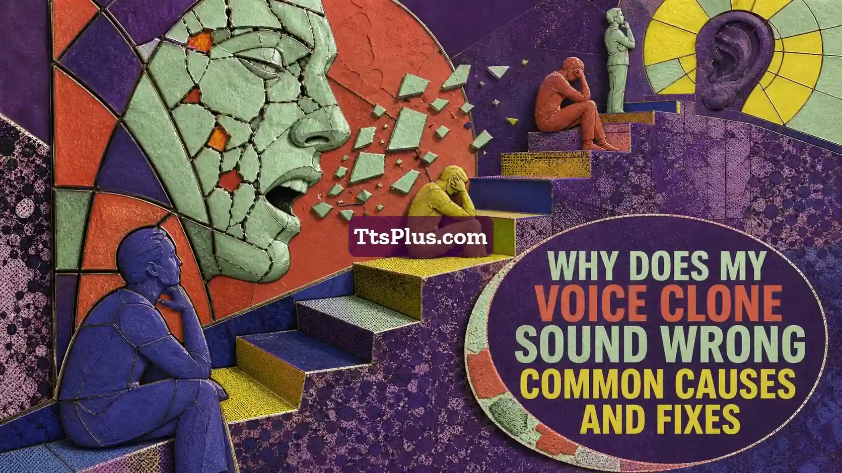 Why Does My Voice Clone Sound Wrong? Common Causes and Fixes — TtsPlus guide illustration