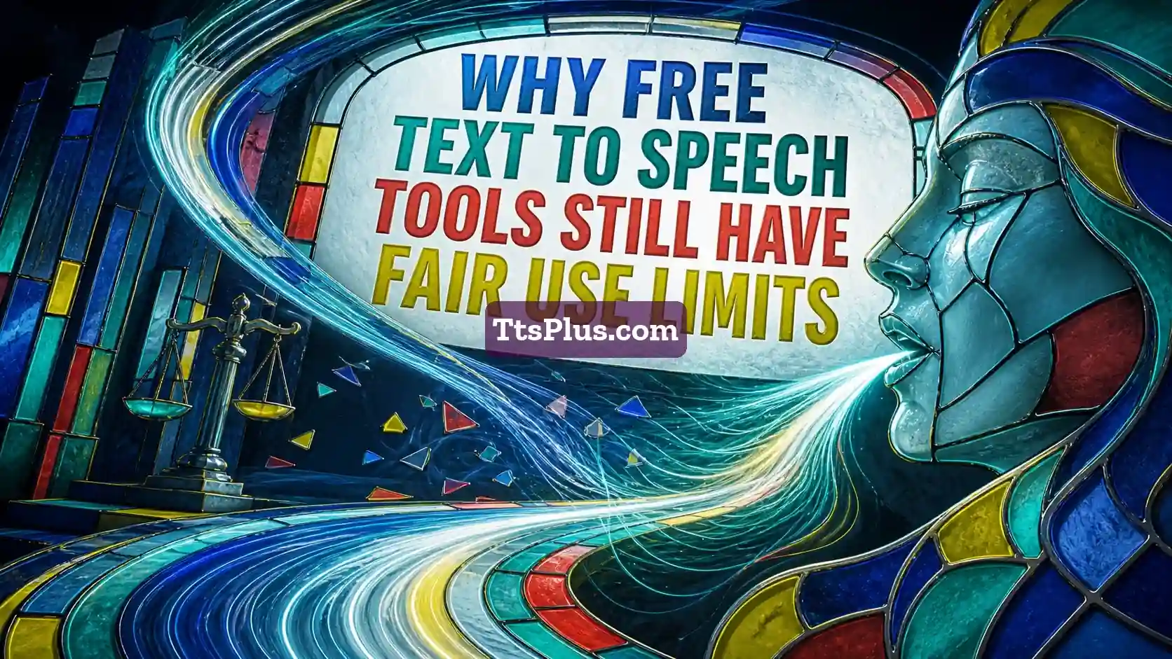Why Free Text to Speech Tools Still Have Fair-Use Limits — TtsPlus guide illustration