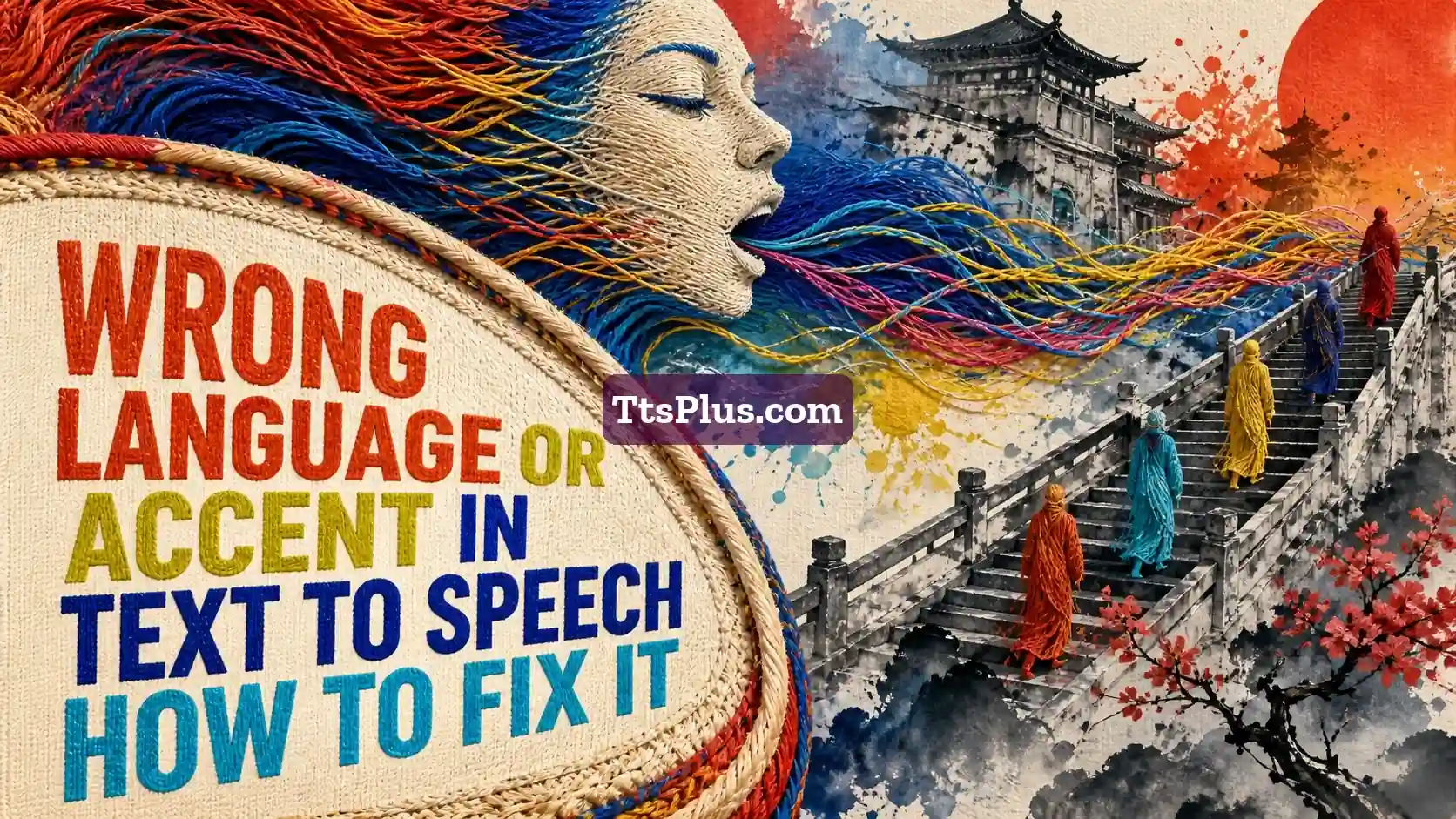 Wrong Language or Accent in Text to Speech: How to Fix It — TtsPlus guide illustration