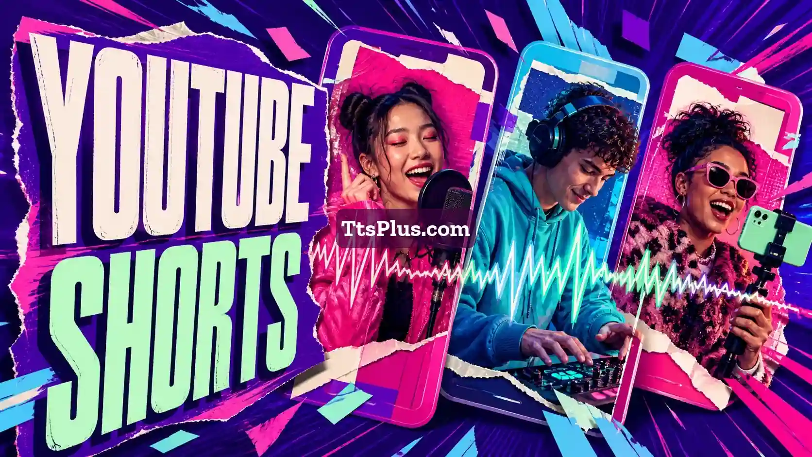Text to Speech for YouTube Shorts illustration